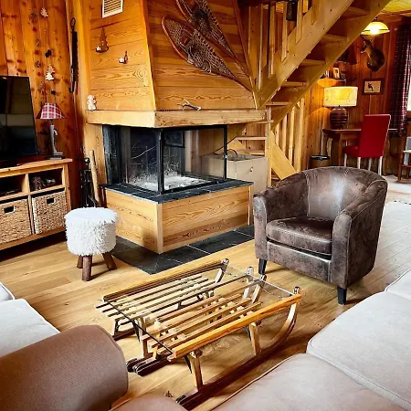 Шале Bath Fireplace Ski-in Out